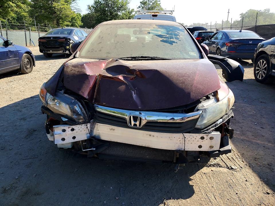 57325686 :رقم المزاد ، 19XFB2F54CE061737 vin ، 2012 Honda Civic مزاد بيع