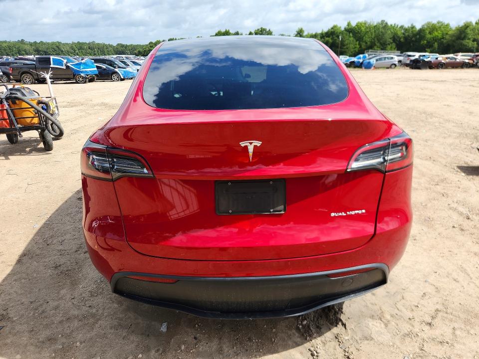 2022 Tesla Model Y მანქანა იყიდება აუქციონზე, vin: 7SAYGDEE6NF559803, აუქციონის ნომერი: 57645106