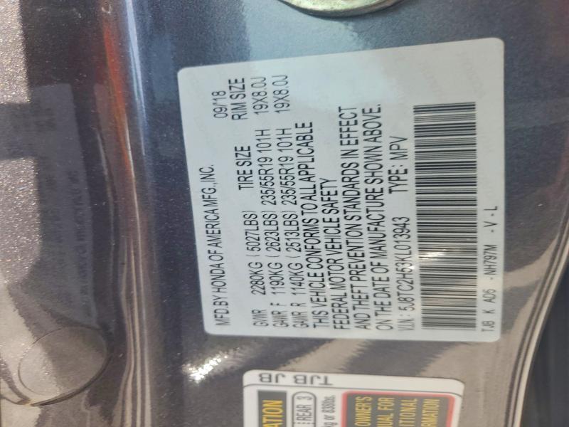 Aukcja sprzedaży 2019 Acura Rdx, vin: 5J8TC2H53KL013943, numer aukcji: 56654206