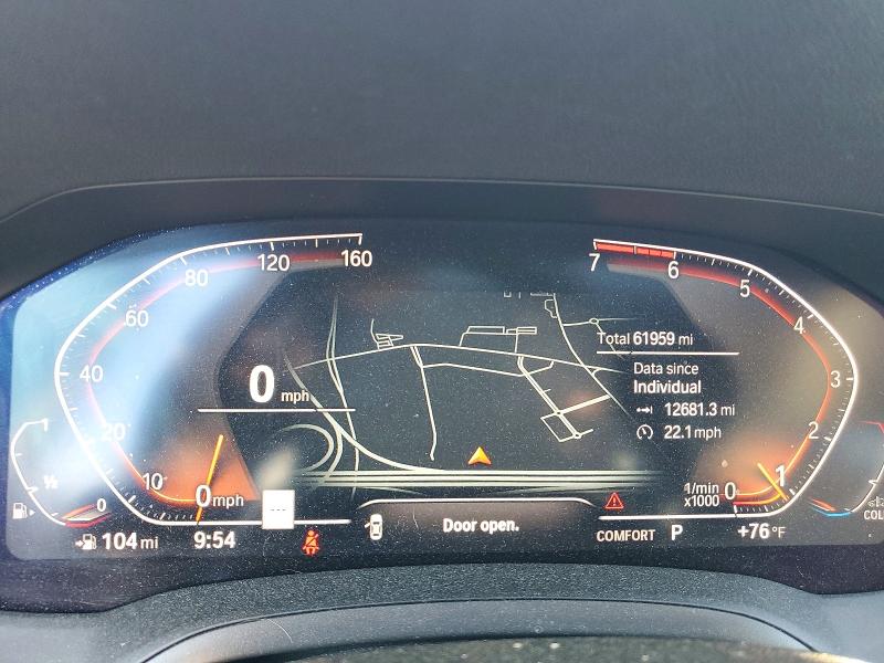 2021 Bmw 330xi მანქანა იყიდება აუქციონზე, vin: 3MW5R7J07M8B87555, აუქციონის ნომერი: 57301456
