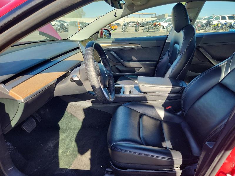 2022 Tesla Model 3 მანქანა იყიდება აუქციონზე, vin: 5YJ3E1EA2NF370770, აუქციონის ნომერი: 57024366