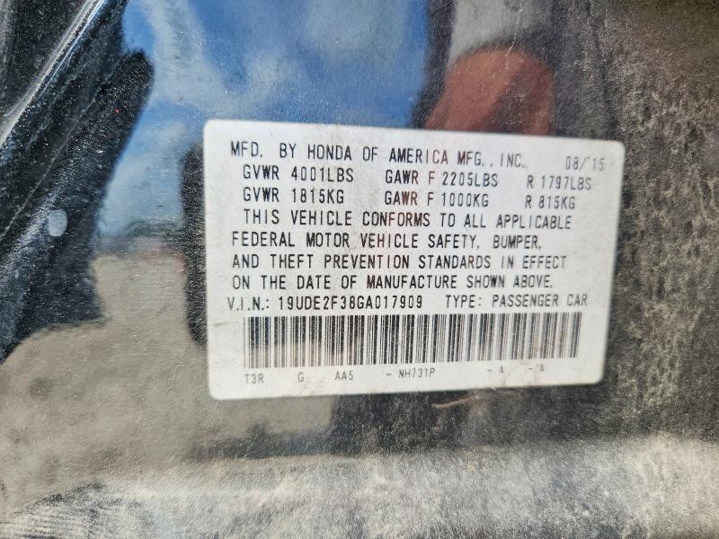 Продажа на аукционе авто 2016 Acura Ilx, vin: 19UDE2F38GA017909, номер лота: 55883046