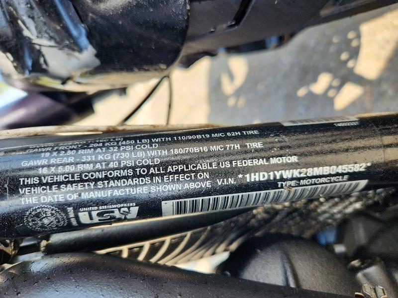 Продаж на аукціоні авто 2021 Harley-davidson Fxlrs, vin: 1HD1YWK28MB045582, номер лоту: 58837396