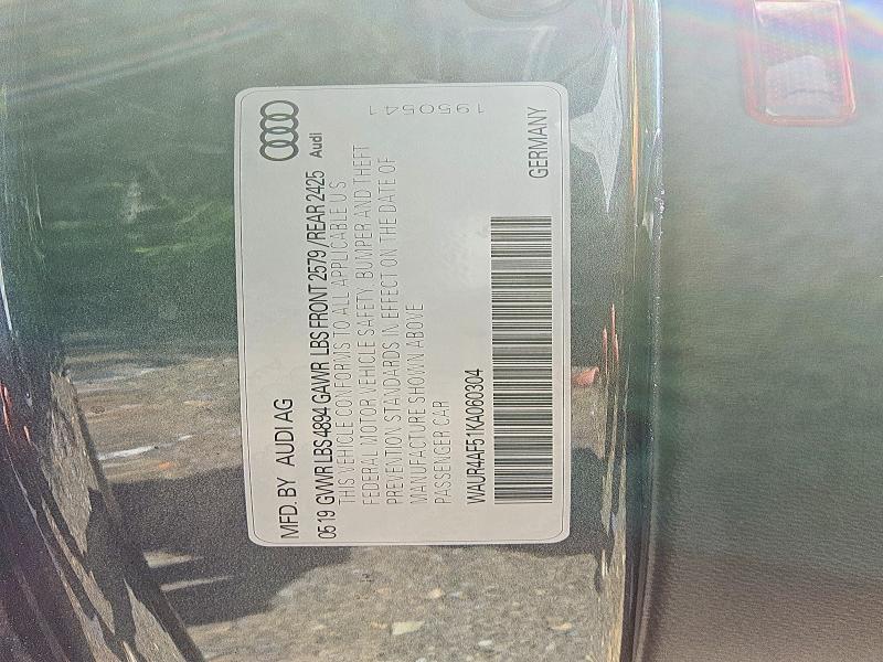 Продажа на аукционе авто 2019 Audi S5, vin: WAUR4AF51KA060304, номер лота: 54437066