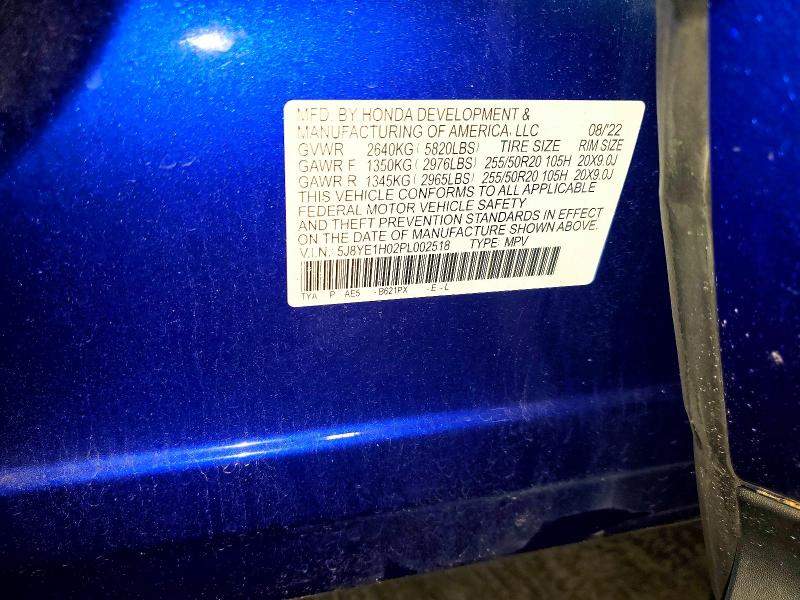 56774906 :رقم المزاد ، 5J8YE1H02PL002518 vin ، 2023 Acura Mdx مزاد بيع