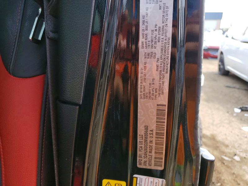 79134085 :رقم المزاد ، 1C4HJXDG0MW804463 vin ، 2021 Jeep Wrangler Unlimited مزاد بيع