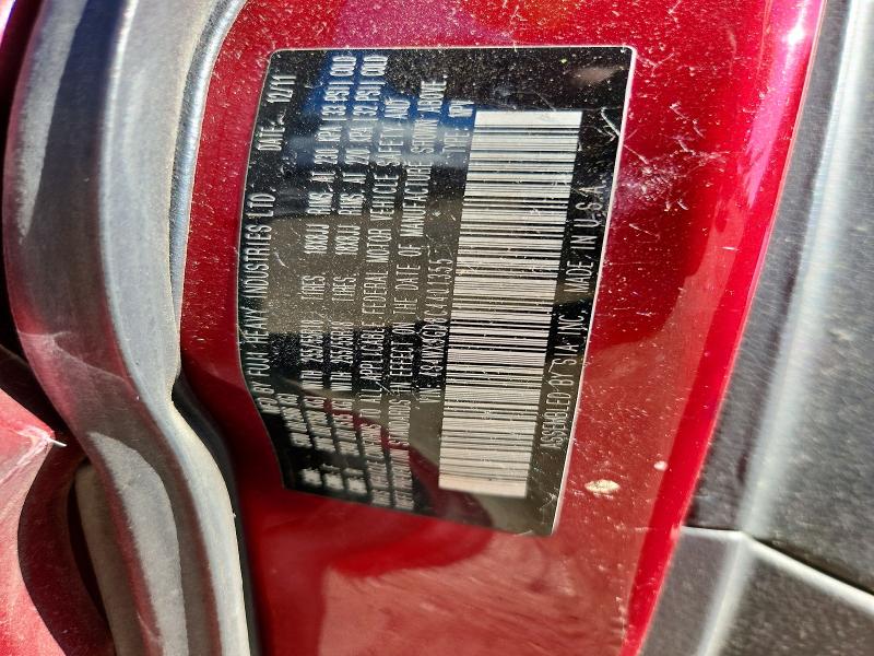 58409876 :رقم المزاد ، 4S4WX9GD8C4401355 vin ، 2012 Subaru Tribeca مزاد بيع