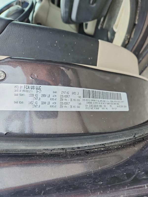 2018 Chrysler Pacifica მანქანა იყიდება აუქციონზე, vin: 2C4RC1BG9JR119901, აუქციონის ნომერი: 55165726