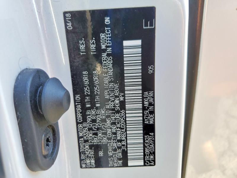 57580586 :رقم المزاد ، JTJBJRBZ4J2095266 vin ، 2018 Lexus Nx مزاد بيع