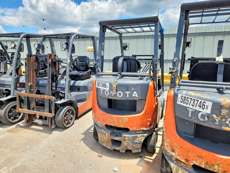 2016 Toyota Forklift მანქანა იყიდება აუქციონზე, vin: 76810, აუქციონის ნომერი: 58573496