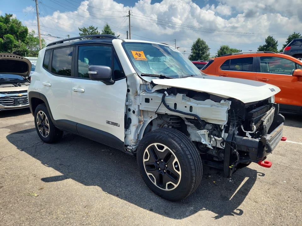 Aukcja sprzedaży 2017 Jeep Renegade, vin: ZACCJBCB6HPF32183, numer aukcji: 56868256