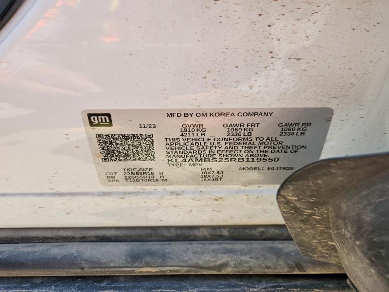 Aukcja sprzedaży 2024 Buick Encore Gx, vin: KL4AMBS25RB119550, numer aukcji: 54911896
