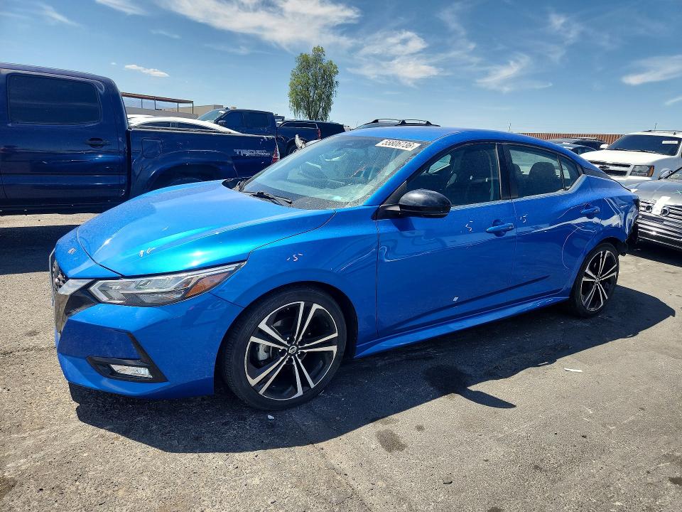 55806736 :رقم المزاد ، 3N1AB8DV4MY227290 vin ، 2021 Nissan Sentra مزاد بيع