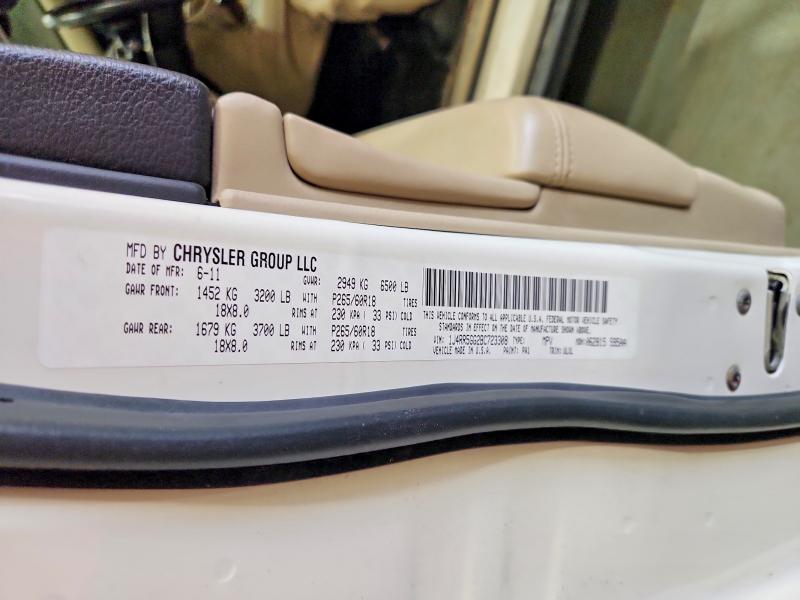 2011 Jeep Grand Cherokee მანქანა იყიდება აუქციონზე, vin: 1J4RR5GG2BC723308, აუქციონის ნომერი: 58943746