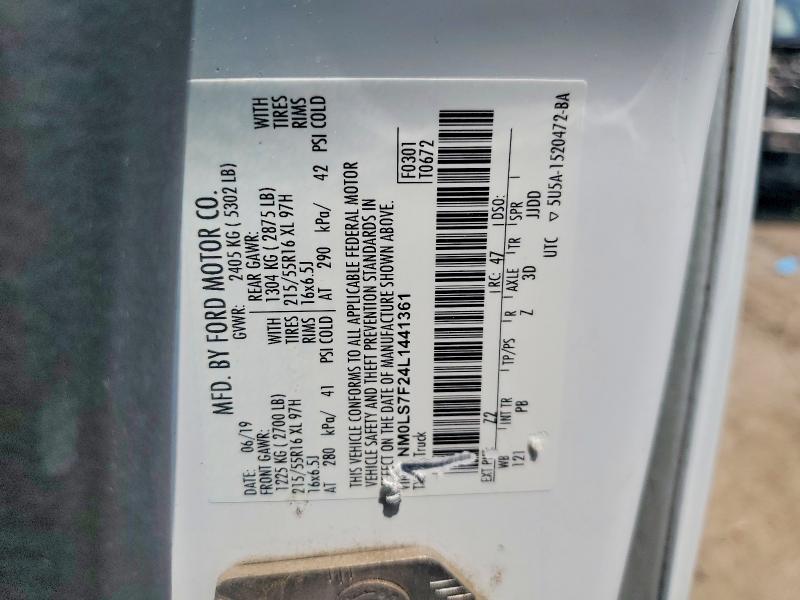 Продажа на аукционе авто 2020 Ford Transit Connect, vin: NM0LS7F24L1441361, номер лота: 56435966