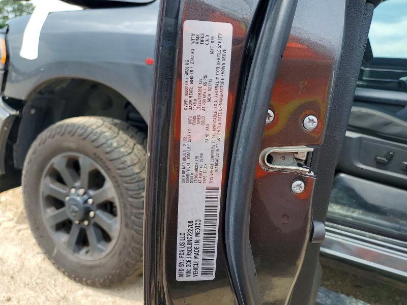 Продаж на аукціоні авто 2022 Ram 2500, vin: 3C6UR5DL8NG222708, номер лоту: 55161936
