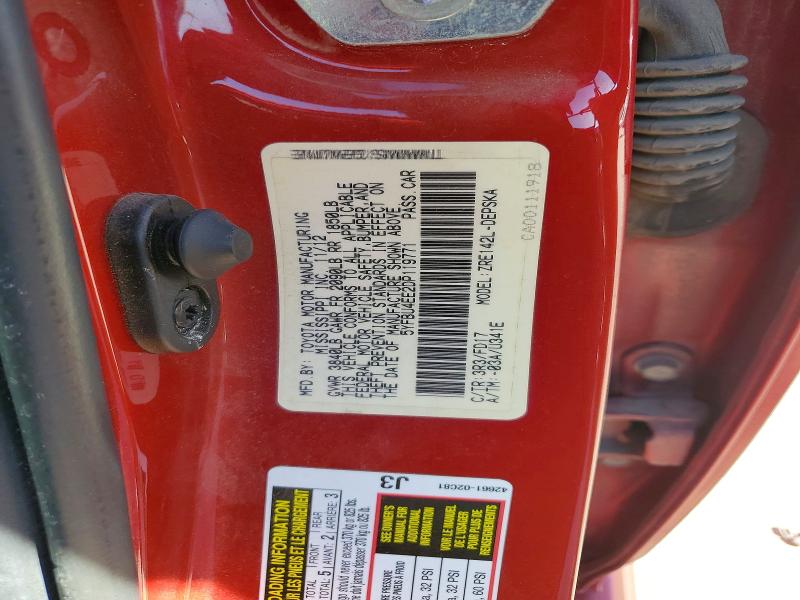 Продаж на аукціоні авто 2013 Toyota Corolla, vin: 5YFBU4EE2DP119771, номер лоту: 56307456