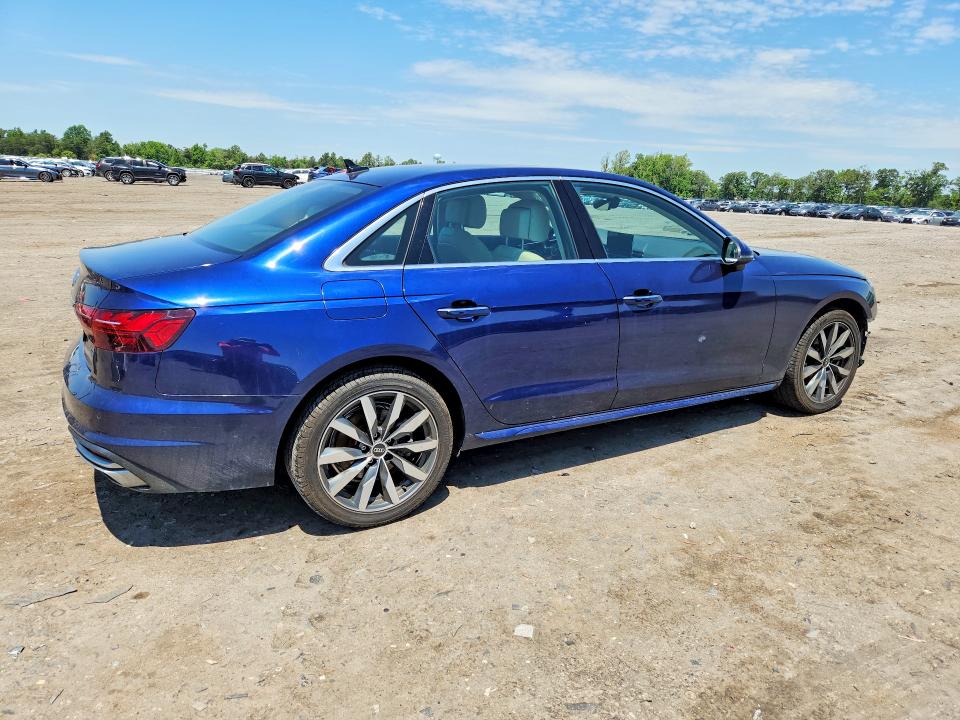 2022 Audi A4 მანქანა იყიდება აუქციონზე, vin: WAUABAF47NN002866, აუქციონის ნომერი: 57119286