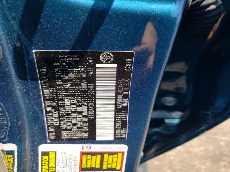 Продажа на аукционе авто 2025 Toyota Camry, vin: 4T1DAACK5SU192461, номер лота: 55368606