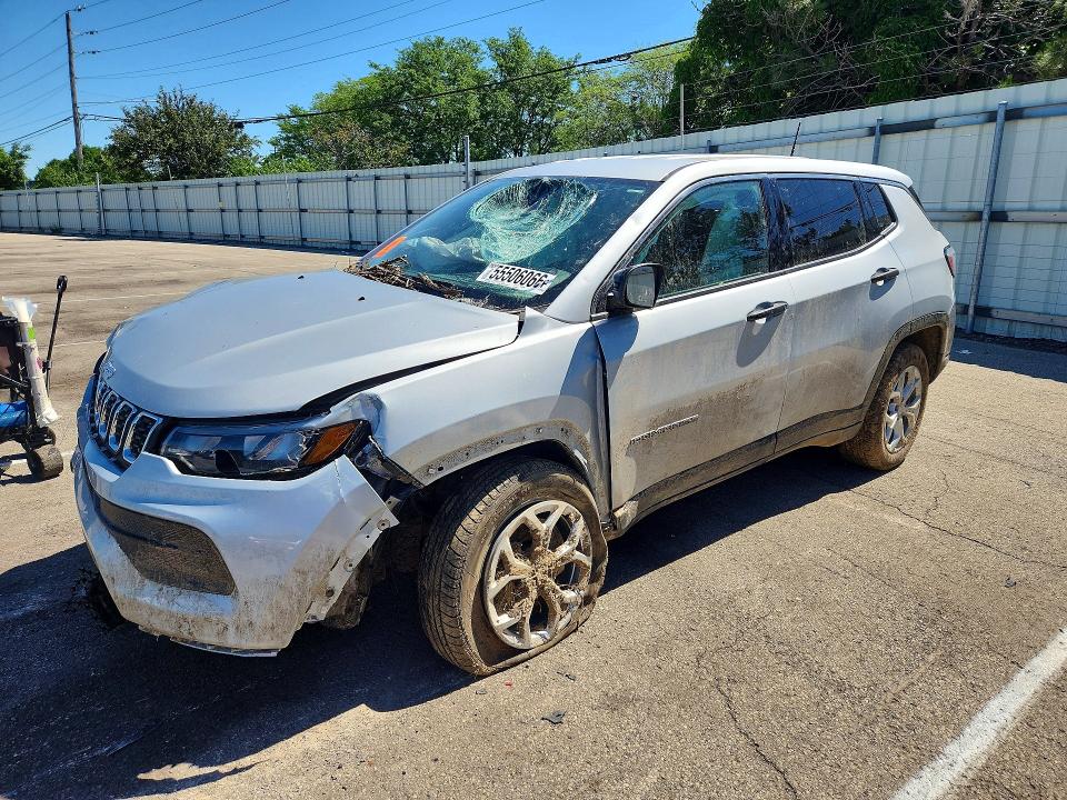 Auction sale of the 2024 Jeep Compass, vin: 3C4NJDAN5RT135611, lot number: 55506066