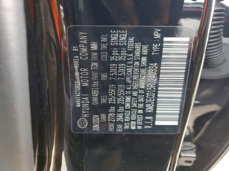 Aukcja sprzedaży 2024 Hyundai Tucson, vin: KM8JECD15RU240334, numer aukcji: 56986396