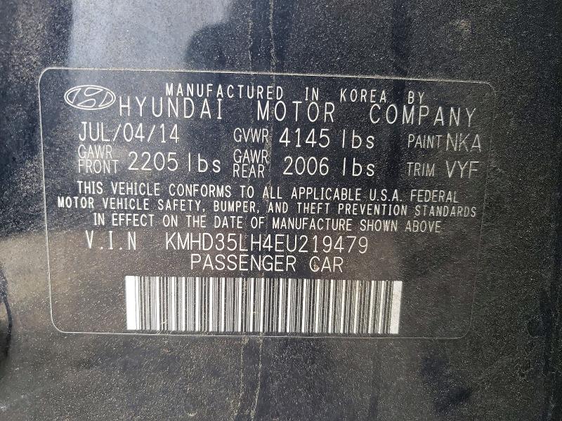 Aukcja sprzedaży 2014 Hyundai Elantra Gt, vin: KMHD35LH4EU219479, numer aukcji: 55683666
