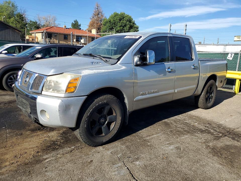 2005 Nissan Titan მანქანა იყიდება აუქციონზე, vin: 1N6AA07B35N560515, აუქციონის ნომერი: 57586286