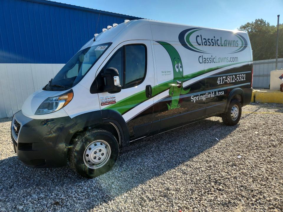 57716036 :رقم المزاد ، 3C6TRVDGXLE110208 vin ، 2020 Ram Promaster 2500 مزاد بيع