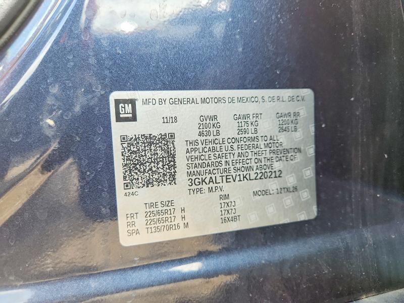 Aukcja sprzedaży 2019 Gmc Terrain, vin: 3GKALTEV1KL220212, numer aukcji: 57511496