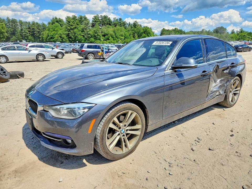 2018 Bmw 330 მანქანა იყიდება აუქციონზე, vin: WBA8D9C52JA615578, აუქციონის ნომერი: 57026726