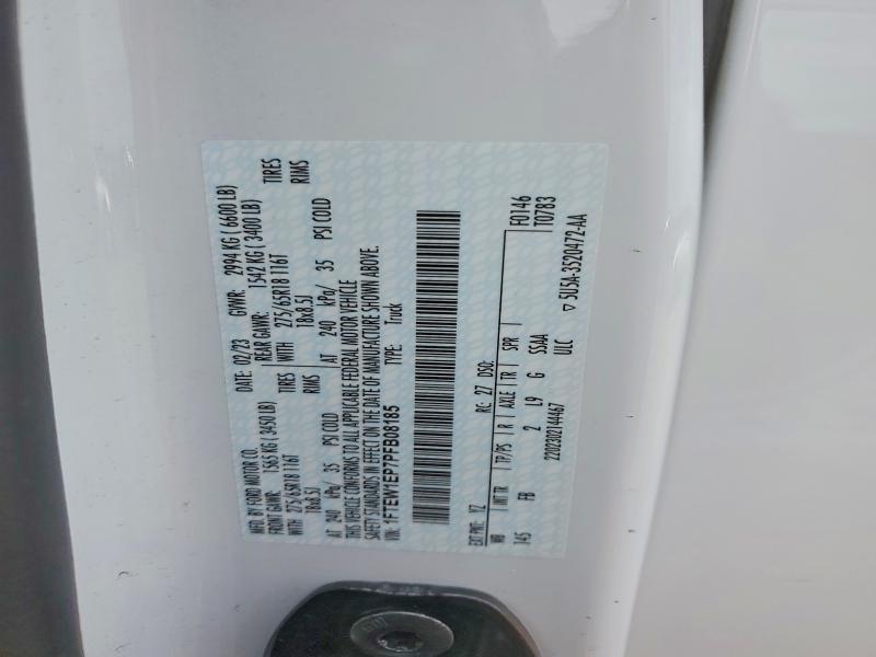 Продажа на аукционе авто 2023 Ford F150, vin: 1FTEW1EP7PFB08185, номер лота: 58734086