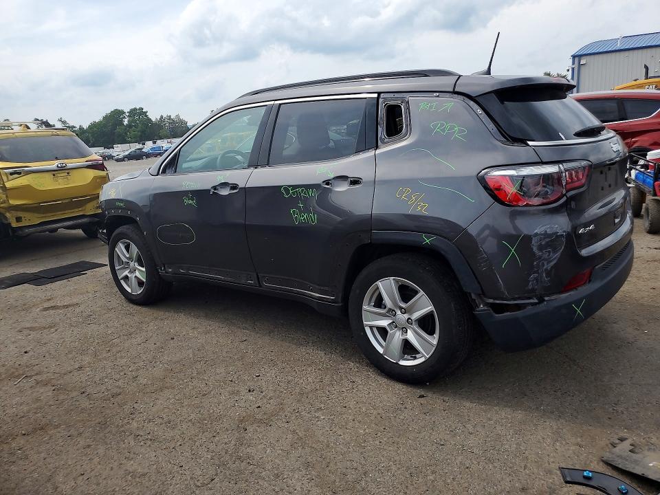 58748836 :رقم المزاد ، 3C4NJDBB4NT209549 vin ، 2022 Jeep Compass مزاد بيع