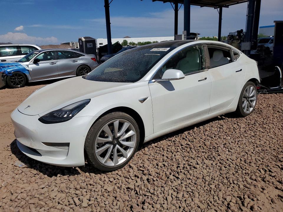 2020 Tesla Model 3 მანქანა იყიდება აუქციონზე, vin: 5YJ3E1EA8LF806616, აუქციონის ნომერი: 57592156
