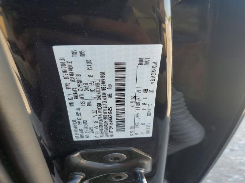 Продажа на аукционе авто 2019 Ford F150, vin: 1FTEW1E43KKF07455, номер лота: 56801166