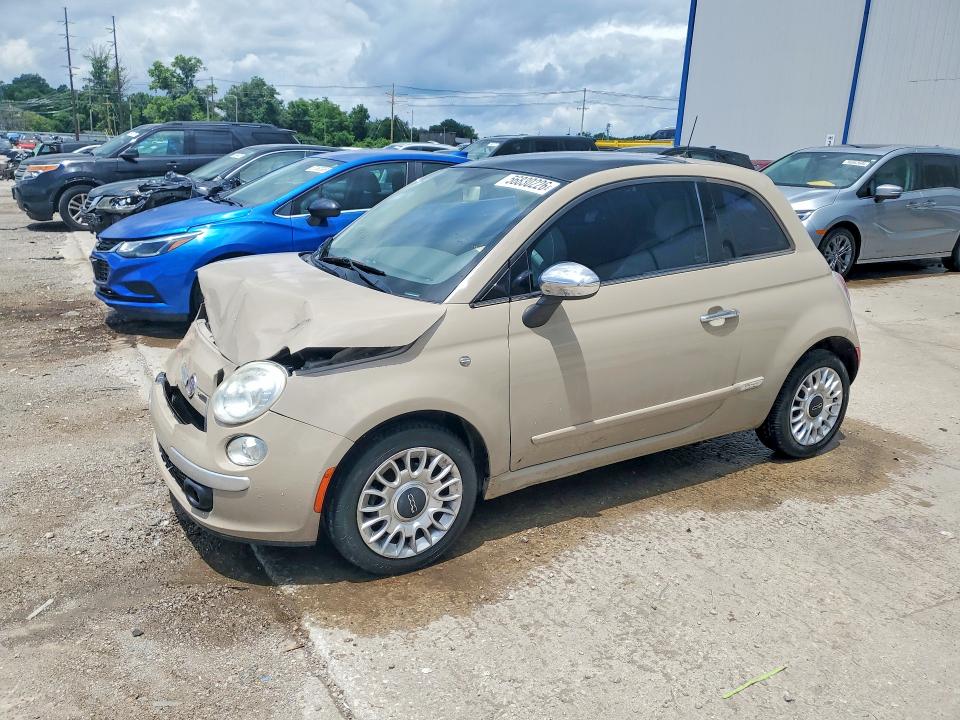 Продажа на аукционе авто 2012 Fiat 500, vin: 3C3CFFCR8CT106362, номер лота: 56830226
