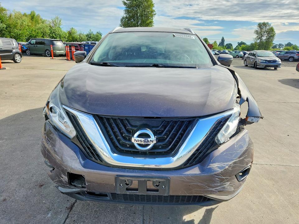 Продажа на аукционе авто 2018 Nissan Murano, vin: 5N1AZ2MH0JN166542, номер лота: 56053346