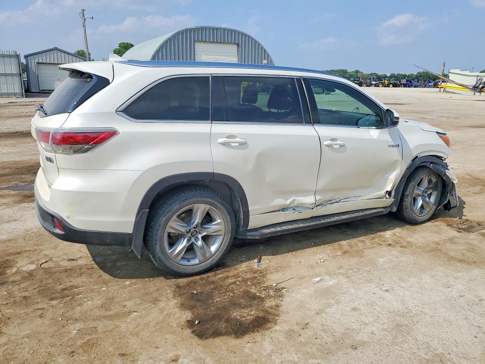 2016 Toyota Highlander Hybrid მანქანა იყიდება აუქციონზე, vin: 5TDDCRFH2GS018453, აუქციონის ნომერი: 55724996