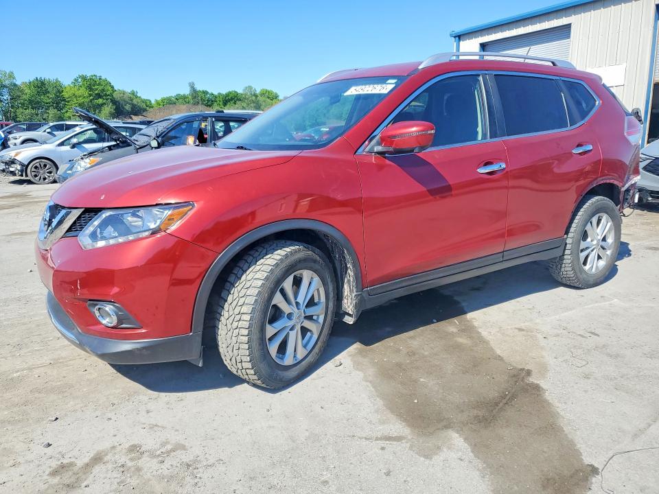 2016 Nissan Rogue მანქანა იყიდება აუქციონზე, vin: KNMAT2MV4GP710419, აუქციონის ნომერი: 54922676