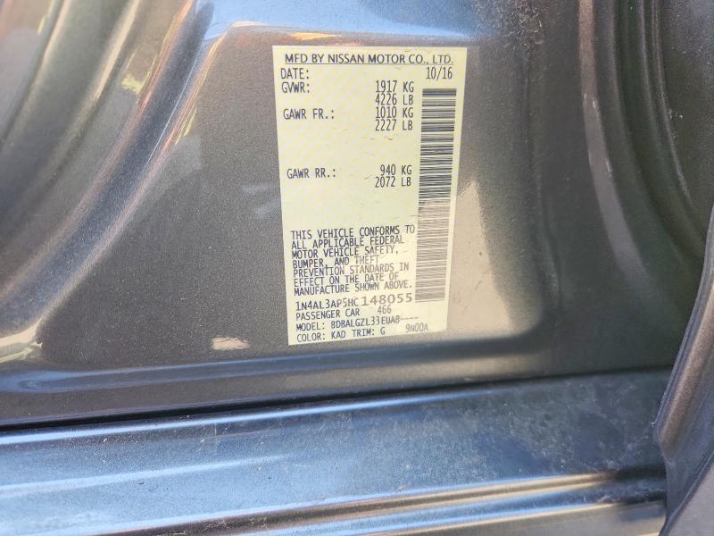Aukcja sprzedaży 2017 Nissan Altima, vin: 1N4AL3AP5HC148055, numer aukcji: 56443406