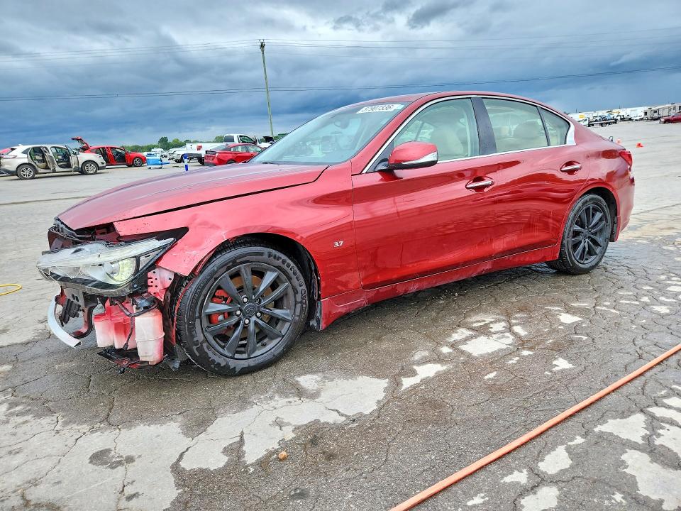 2014 Infiniti Q50 მანქანა იყიდება აუქციონზე, vin: JN1BV7AR7EM698514, აუქციონის ნომერი: 57907336
