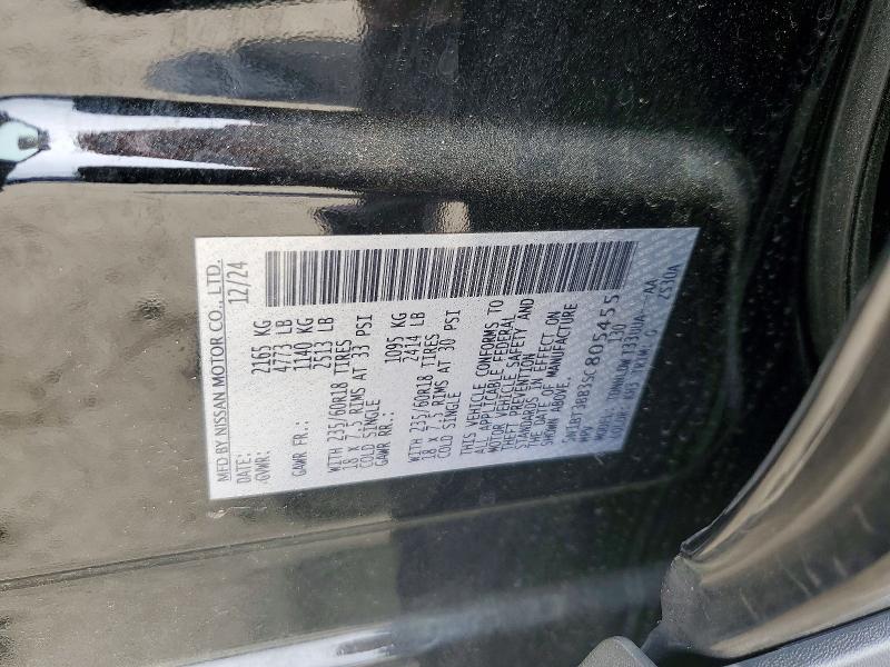 57069486 :رقم المزاد ، 5N1BT3BB3SC805455 vin ، 2025 Nissan Rogue مزاد بيع