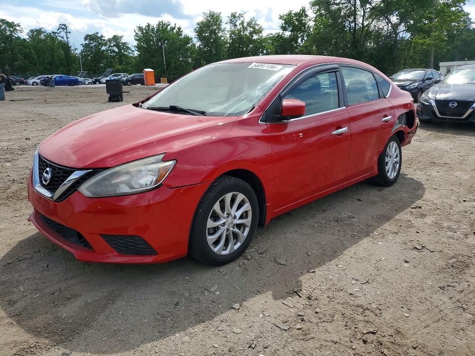 2018 Nissan Sentra მანქანა იყიდება აუქციონზე, vin: 3N1AB7AP0JY205301, აუქციონის ნომერი: 54097496
