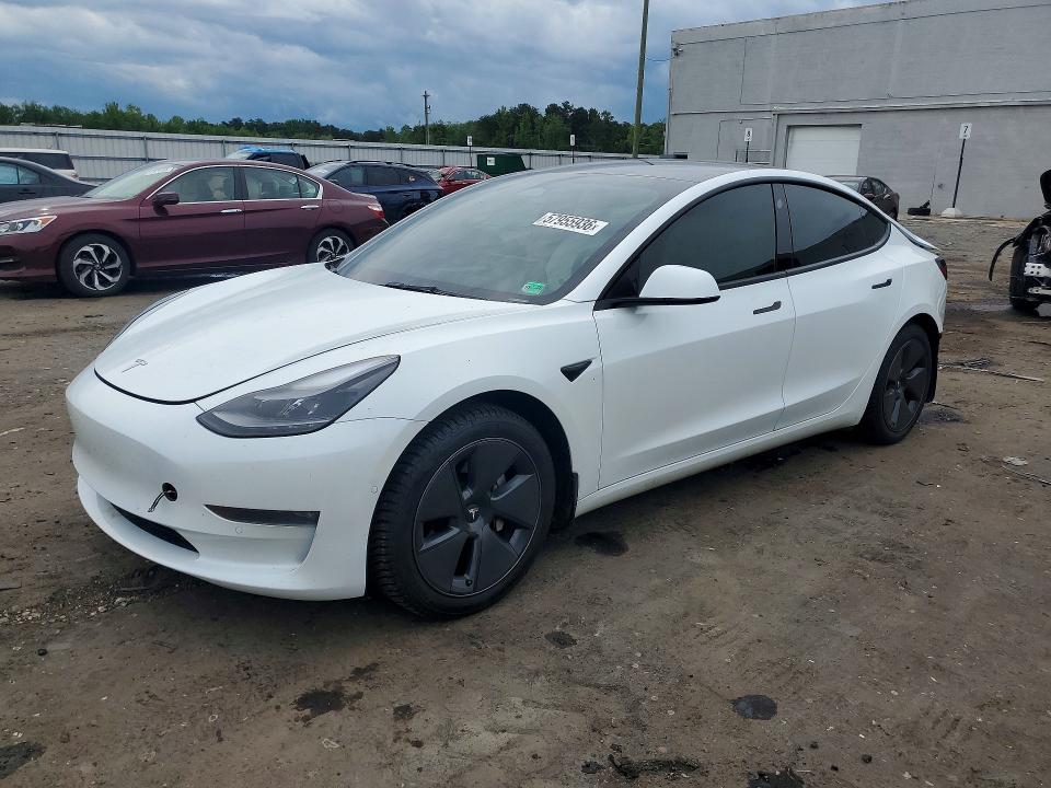 Aukcja sprzedaży 2022 Tesla Model 3, vin: 5YJ3E1EB6NF347551, numer aukcji: 57955936