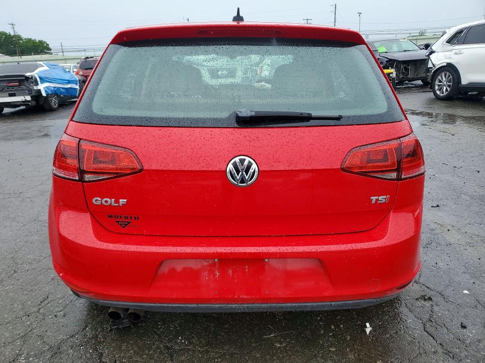 2017 Volkswagen Golf მანქანა იყიდება აუქციონზე, vin: 3VW217AU1HM009120, აუქციონის ნომერი: 58406156