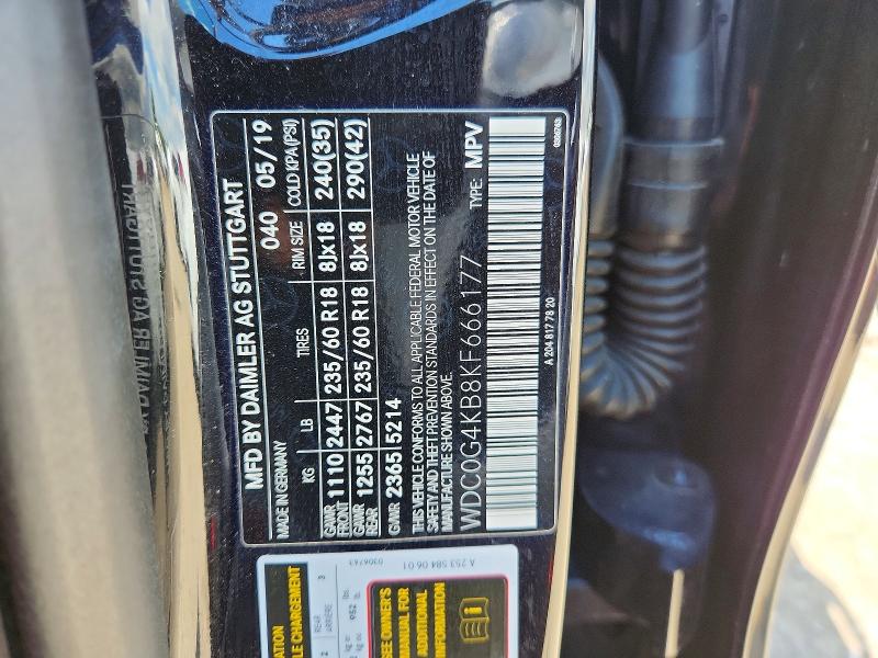 Продажа на аукционе авто 2019 Mercedes-benz Glc, vin: WDC0G4KB8KF666177, номер лота: 58211806