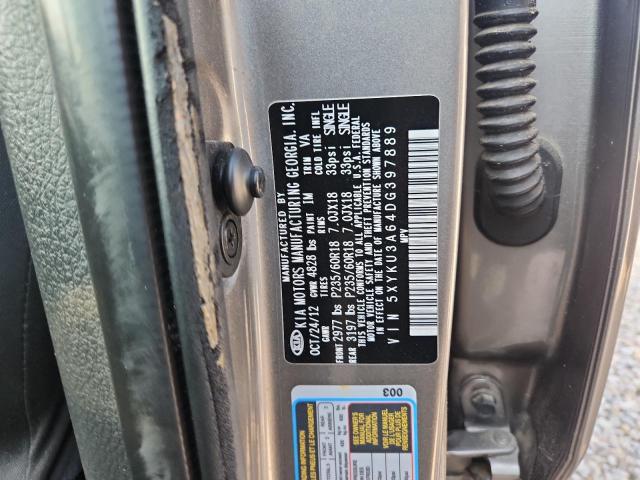 Aukcja sprzedaży 2013 Kia Sorento, vin: 5XYKU3A64DG397889, numer aukcji: 59294446