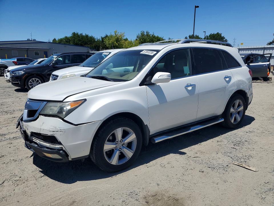 57853236 :رقم المزاد ، 2HNYD2H47AH532833 vin ، 2010 Acura Mdx مزاد بيع