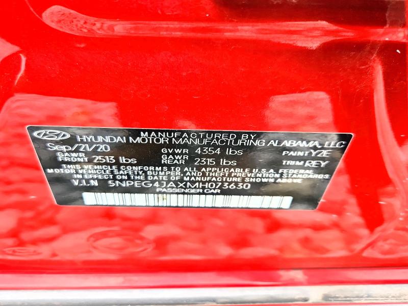 Aukcja sprzedaży 2021 Hyundai Sonata, vin: 5NPEG4JAXMH073630, numer aukcji: 55931126
