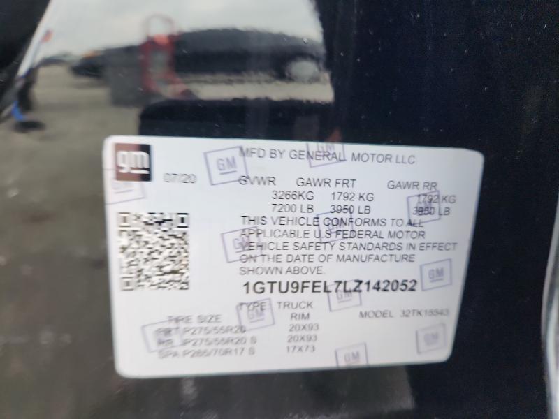 Aukcja sprzedaży 2021 Gmc Sierra, vin: 3GTU9FEL7MG377049, numer aukcji: 58256956