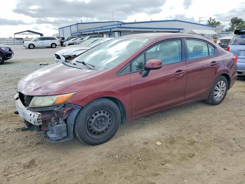 Продажа на аукционе авто 2012 Honda Civic, vin: 2HGFB2F59CH533999, номер лота: 85992555